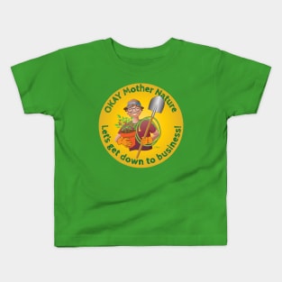 Spring Gardener-man-veg Kids T-Shirt